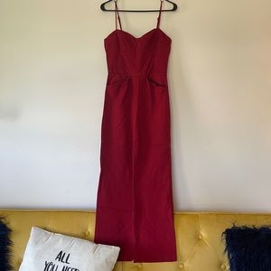 Reformation bustier style soft stretchy jumpsuit